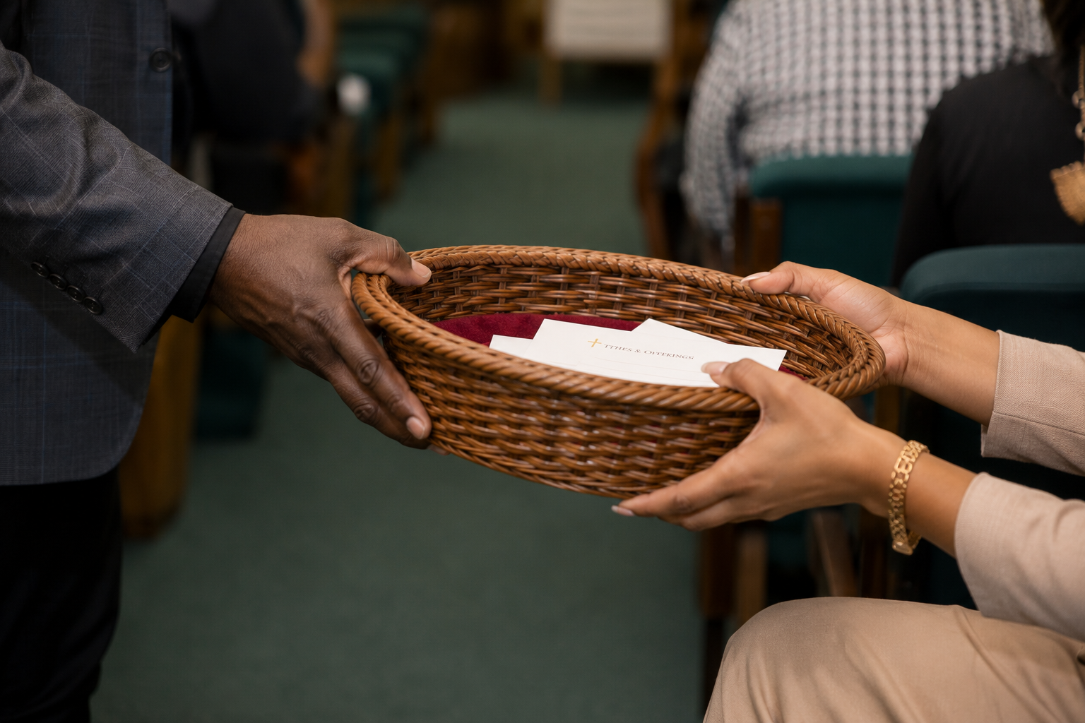 tithing basket